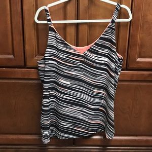 White House Black Market Convertible Blouse Size M